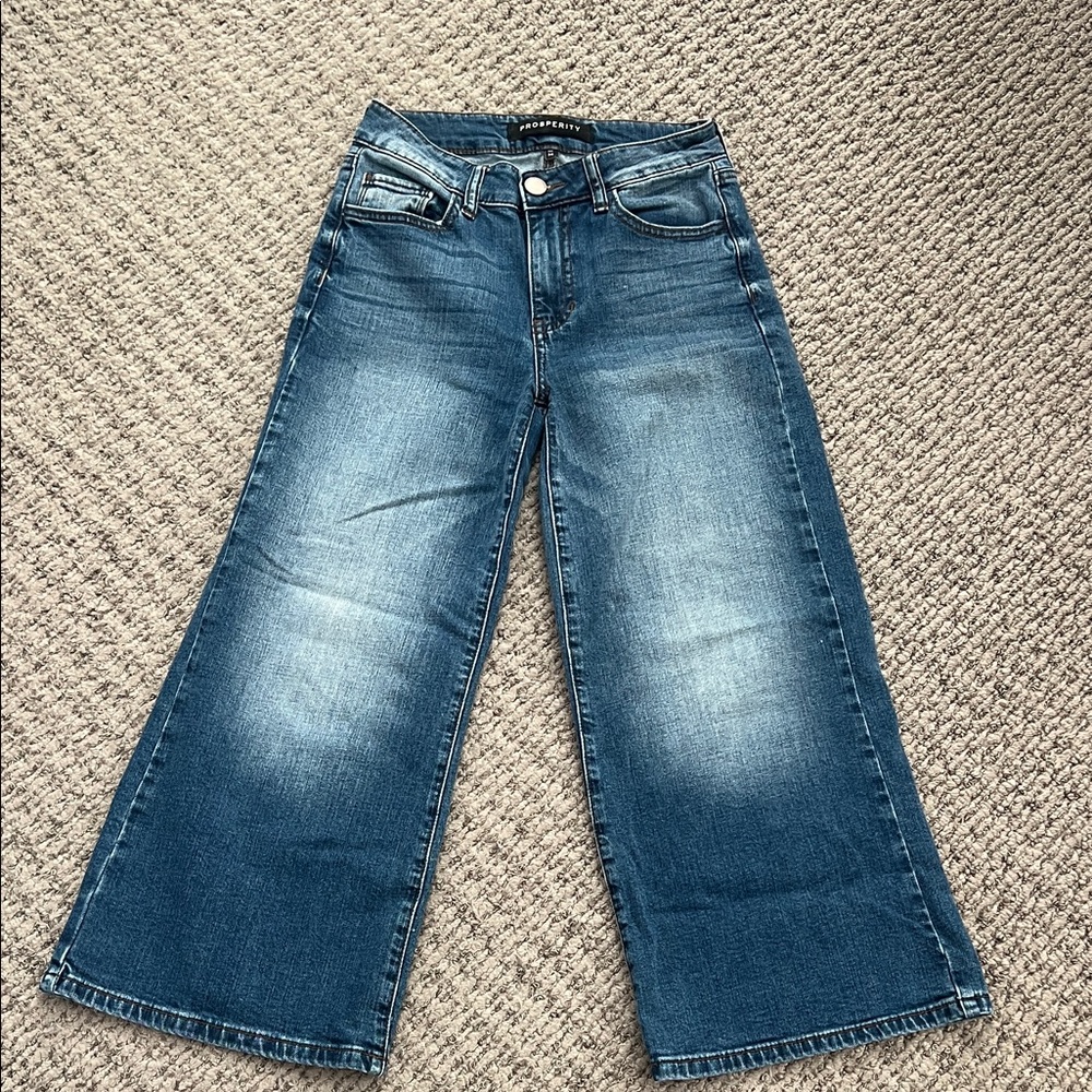 Forever 21 Dark Blue Flare Jeans